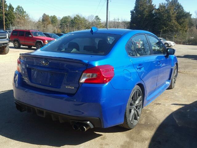 JF1VA1J68G8803104 - 2016 SUBARU WRX LIMITE BLUE photo 4