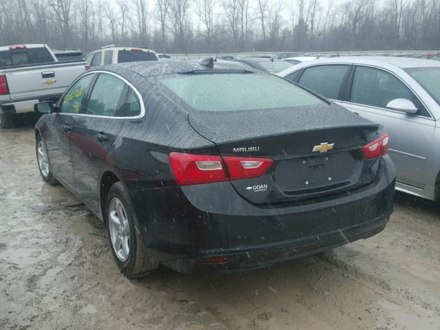 1G1ZB5ST8GF258577 - 2016 CHEVROLET MALIBU LS BLACK photo 3