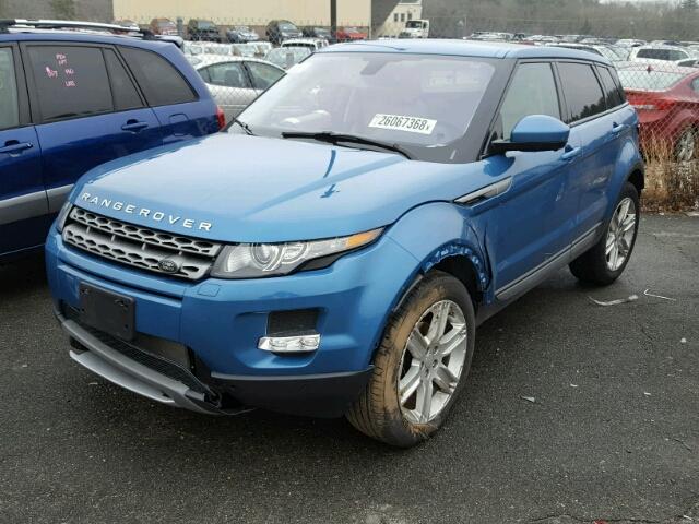 SALVR2BG0EH859687 - 2014 LAND ROVER RANGE ROVE BLUE photo 2