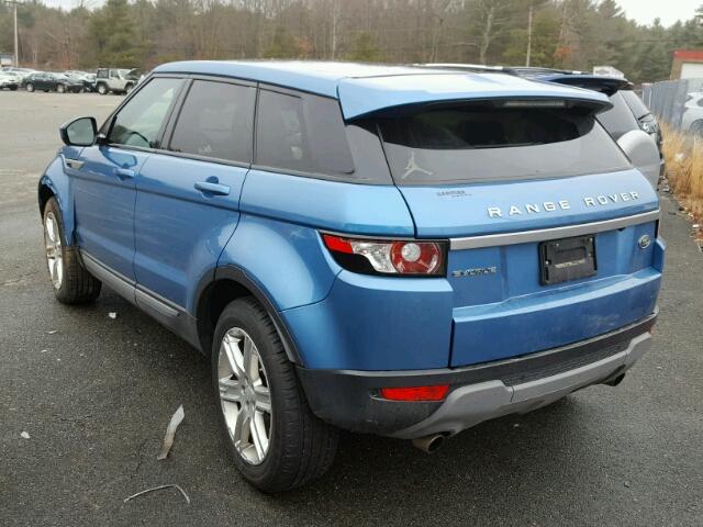 SALVR2BG0EH859687 - 2014 LAND ROVER RANGE ROVE BLUE photo 3