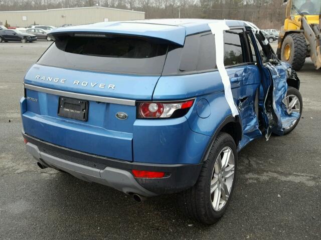 SALVR2BG0EH859687 - 2014 LAND ROVER RANGE ROVE BLUE photo 4