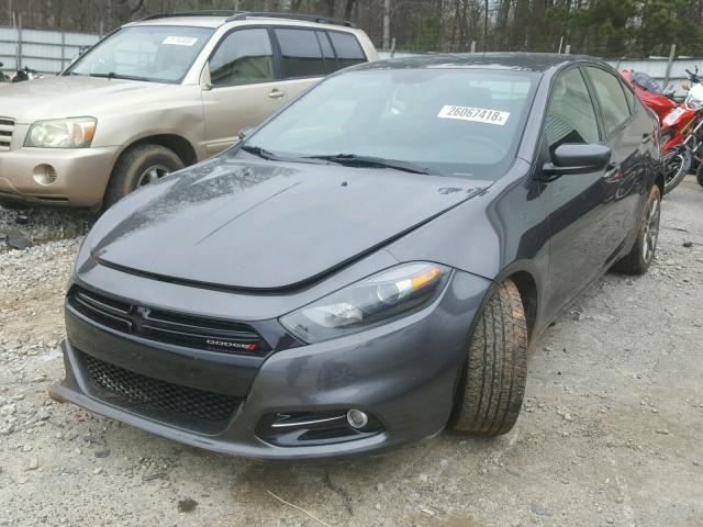 1C3CDFBB9ED767739 - 2014 DODGE DART SXT GRAY photo 2