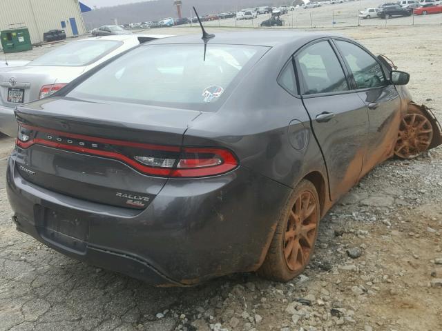 1C3CDFBB9ED767739 - 2014 DODGE DART SXT GRAY photo 4