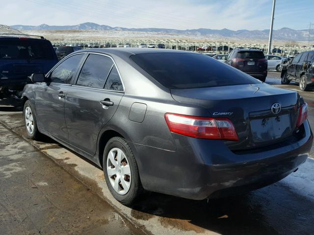 4T4BE46K98R042571 - 2008 TOYOTA CAMRY CE GRAY photo 3