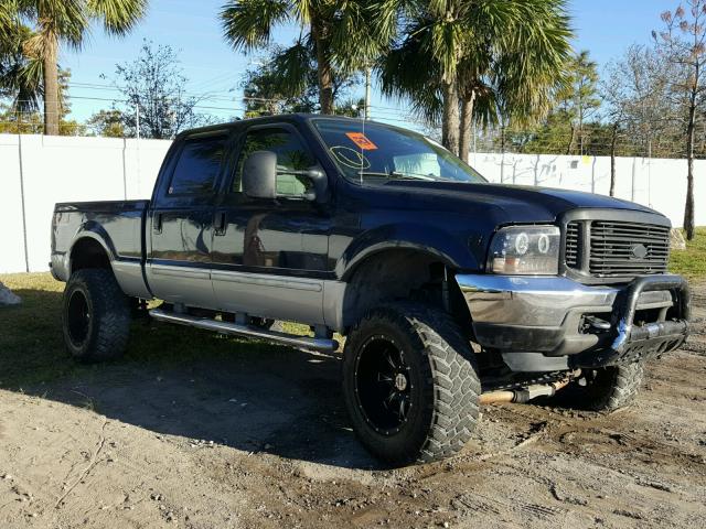 1FTNW21S64EB49490 - 2004 FORD F250 SUPER BLUE photo 1