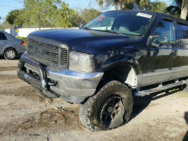 1FTNW21S64EB49490 - 2004 FORD F250 SUPER BLUE photo 9