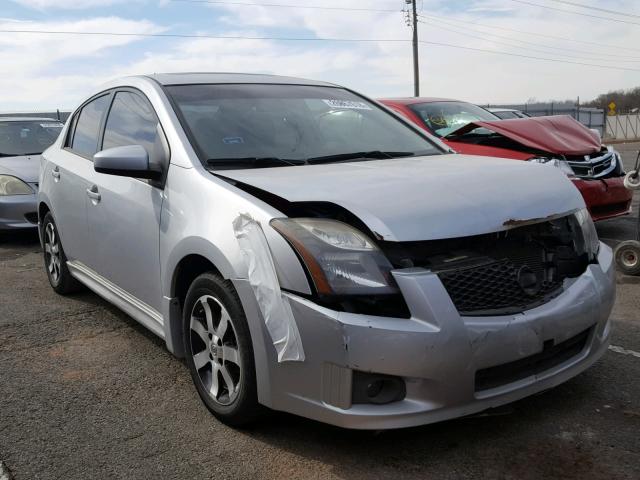 3N1AB6APXCL672395 - 2012 NISSAN SENTRA 2.0 SILVER photo 1