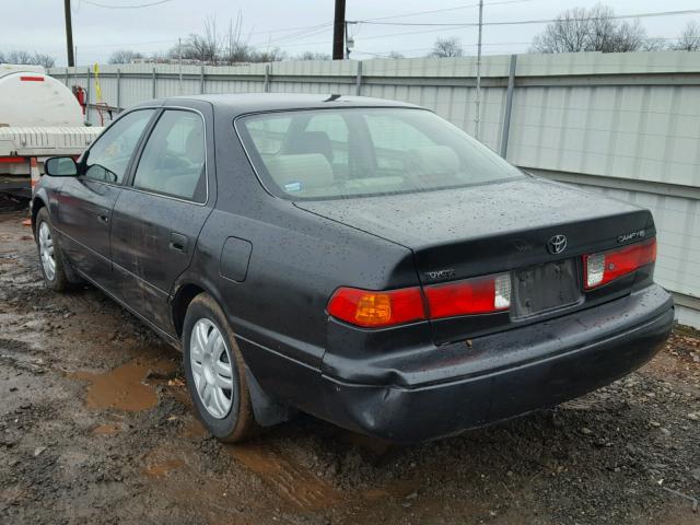 4T1BG22K11U057988 - 2001 TOYOTA CAMRY CE BLACK photo 3