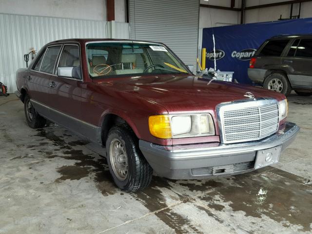 WDBCA37D0FA127756 - 1985 MERCEDES-BENZ 500 SEL MAROON photo 1