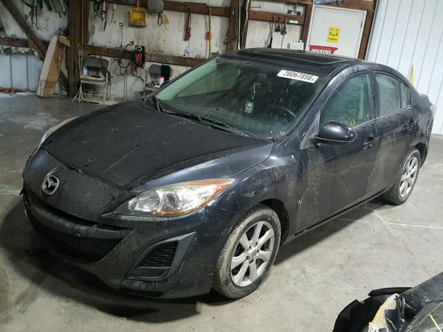 JM1BL1VF7B1354940 - 2011 MAZDA 3 I BLACK photo 2