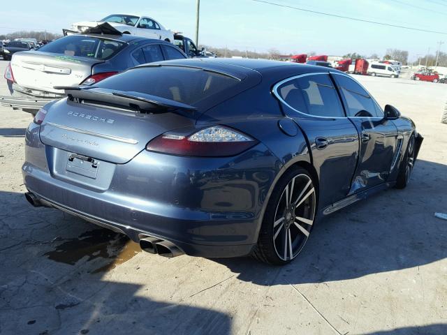 WP0AC2A78BL090163 - 2011 PORSCHE PANAMERA T BLUE photo 4