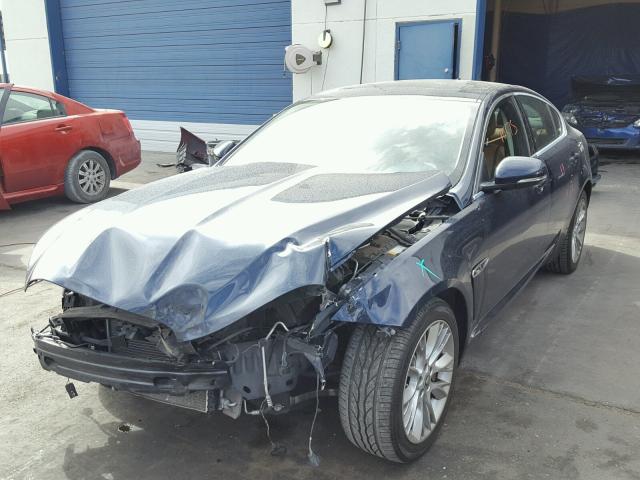 SAJWA0E71D8S86124 - 2013 JAGUAR XF BLUE photo 2