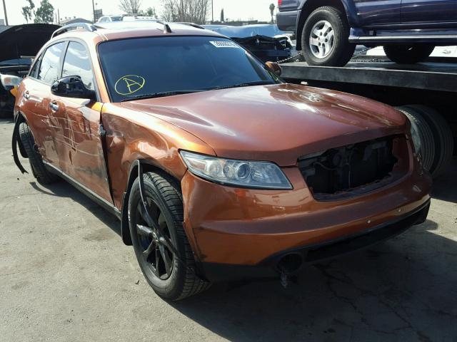 JNRBS08W83X400976 - 2003 INFINITI FX45 ORANGE photo 1