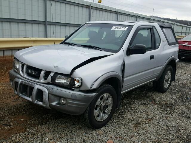 4S2CM57W114322721 - 2001 ISUZU RODEO SPOR SILVER photo 2