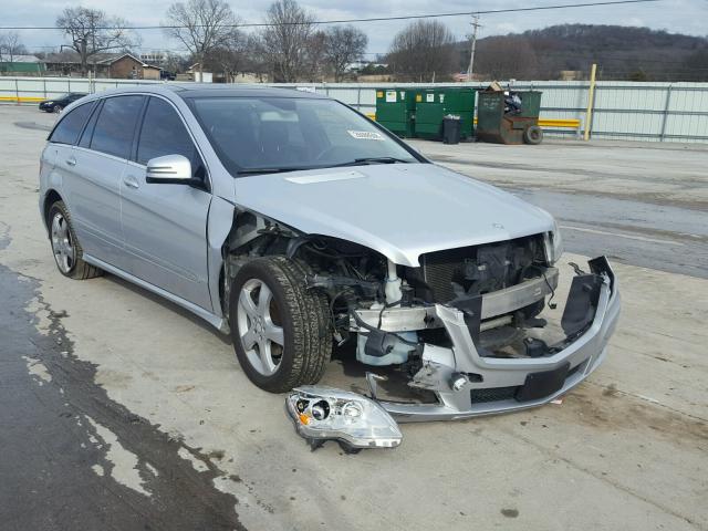 4JGCB6FE0BA115672 - 2011 MERCEDES-BENZ R 350 4MAT SILVER photo 1