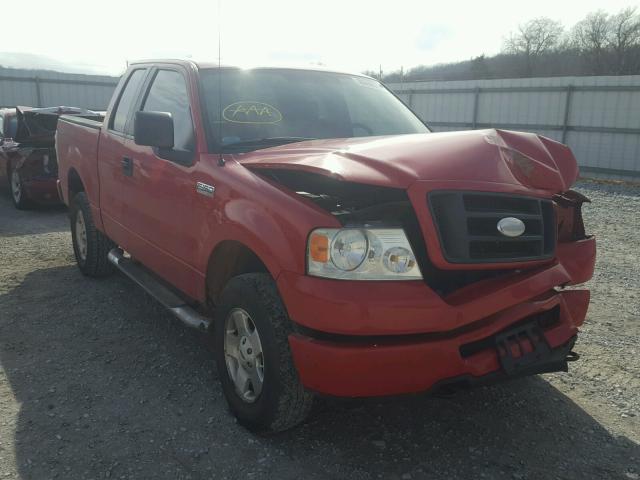 1FTRX14W86FA22213 - 2006 FORD F150 RED photo 1