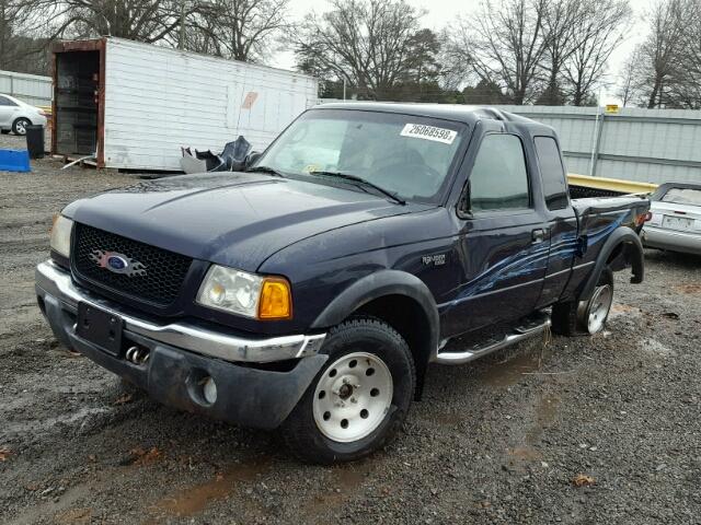 1FTZR45E72TA37329 - 2002 FORD RANGER SUP BLUE photo 2