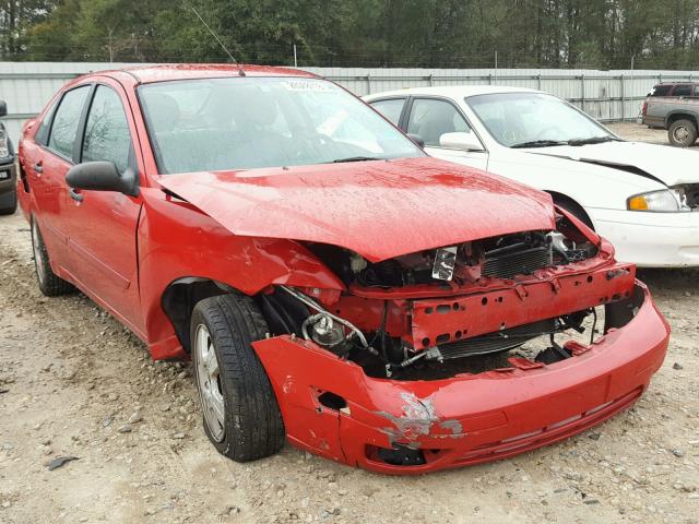 1FAFP34N77W103216 - 2007 FORD FOCUS ZX4 RED photo 1