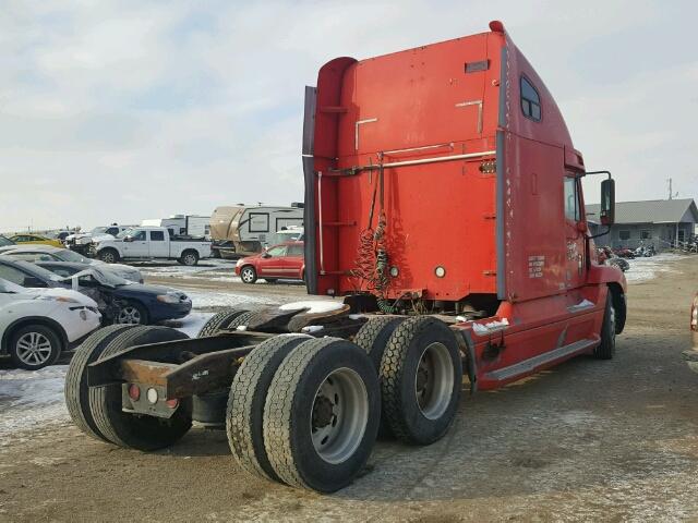 1FUYSDZB0WP925203 - 1998 FREIGHTLINER CONVENTION RED photo 4