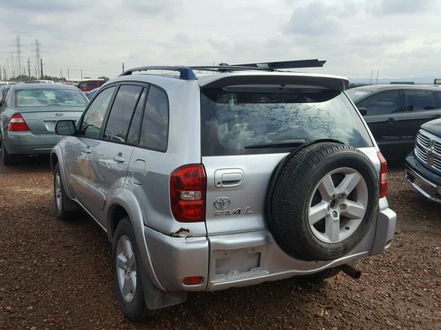 JTEHD20V850043339 - 2005 TOYOTA RAV4 SILVER photo 3