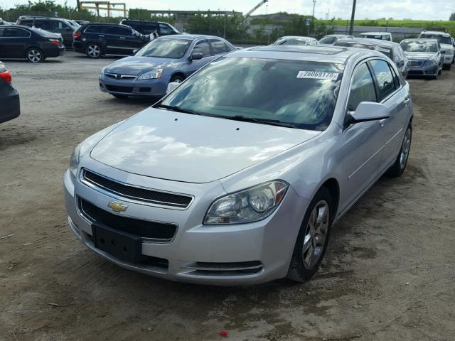1G1ZC5EBXAF128789 - 2010 CHEVROLET MALIBU 1LT 银色 照片 2