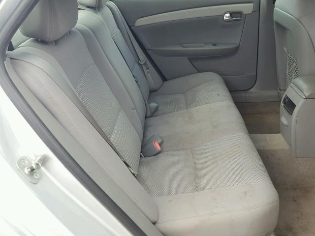 1G1ZC5EBXAF128789 - 2010 CHEVROLET MALIBU 1LT 银色 照片 6