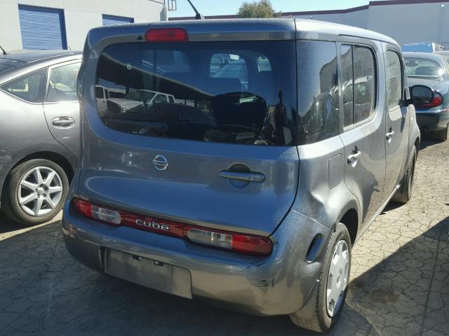 JN8AZ28R39T131593 - 2009 NISSAN CUBE BASE GRAY photo 4