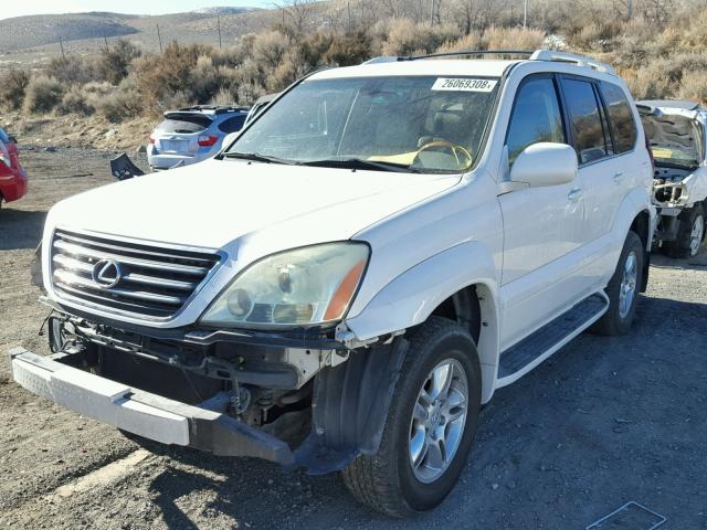 JTJBT20X940024342 - 2004 LEXUS GX 470 WHITE photo 2