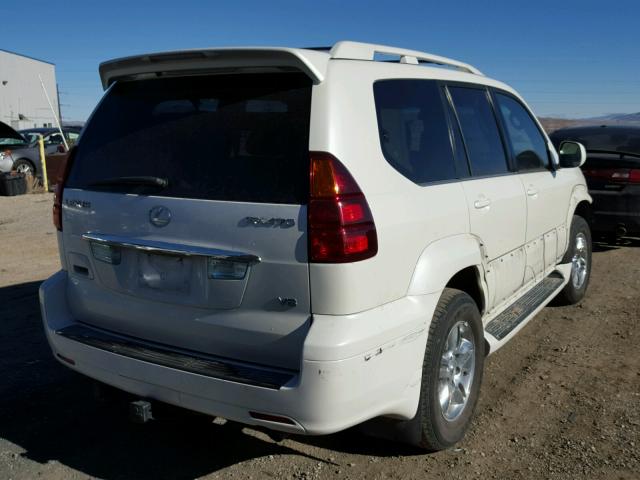 JTJBT20X940024342 - 2004 LEXUS GX 470 WHITE photo 4