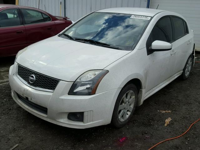 3N1AB6APXAL727263 - 2010 NISSAN SENTRA 2.0 WHITE photo 2