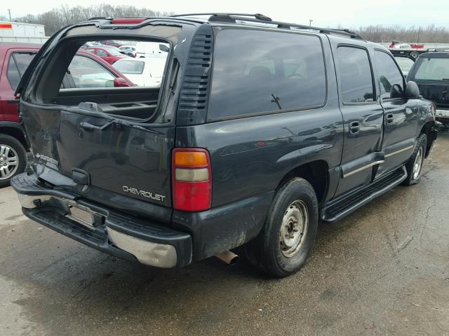 3GNEC16Z03G266487 - 2003 CHEVROLET SUBURBAN C BLACK photo 4