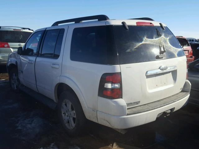 1FMEU73E28UA27744 - 2008 FORD EXPLORER X WHITE photo 3