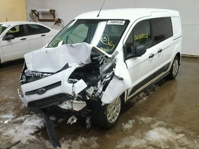 NM0LS7F77E1168382 - 2014 FORD TRANSIT CO WHITE photo 2