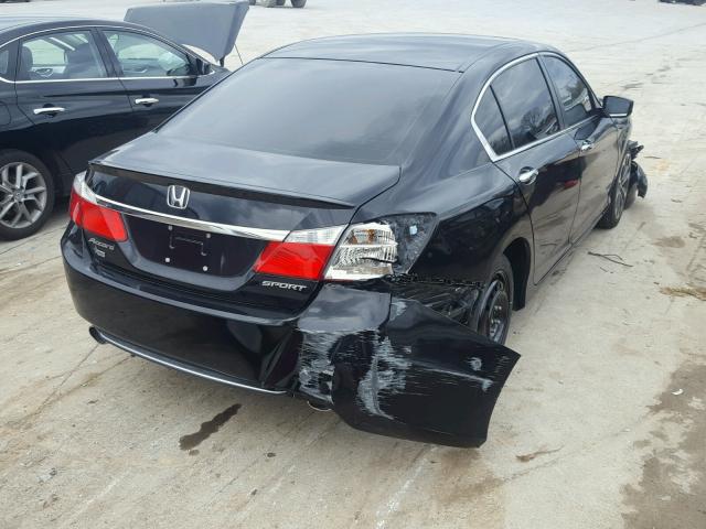 1HGCR2F57FA026536 - 2015 HONDA ACCORD SPO BLACK photo 4