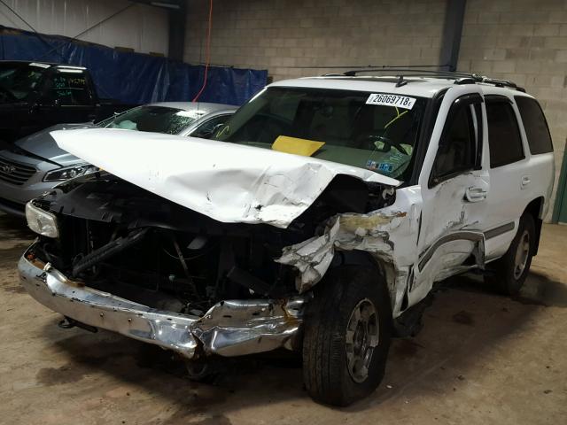 1GKEK13T86J109695 - 2006 GMC YUKON WHITE photo 2