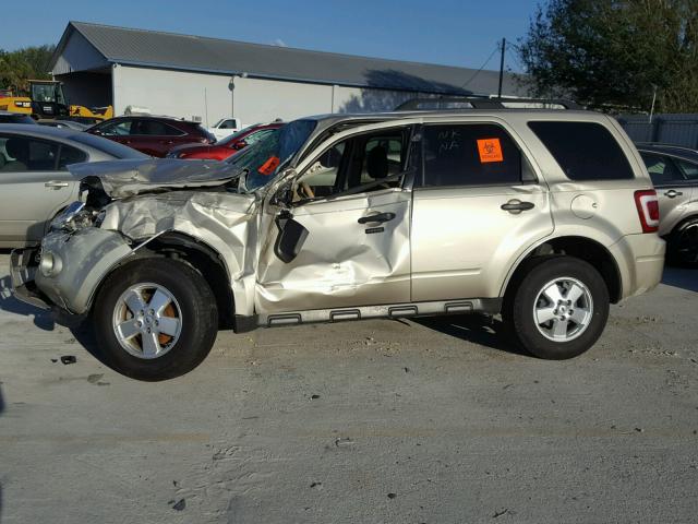 1FMCU0D7XCKB49528 - 2012 FORD ESCAPE XLT TAN photo 10