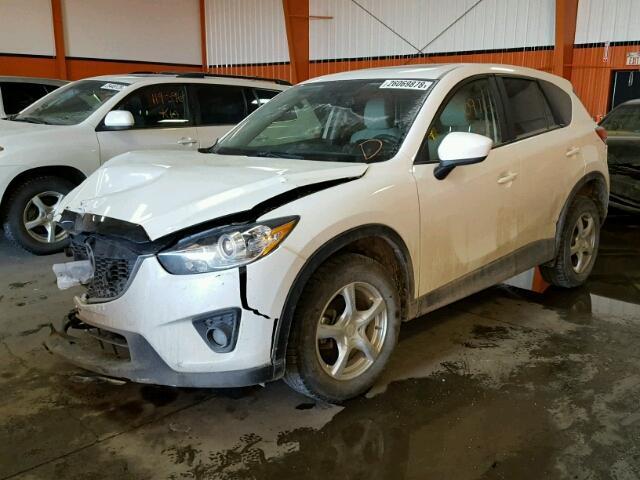 JM3KE4DY8E0396839 - 2014 MAZDA CX-5 GT WHITE photo 2