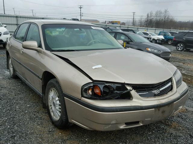 2G1WF55E619254323 - 2001 CHEVROLET IMPALA 金色 照片 1