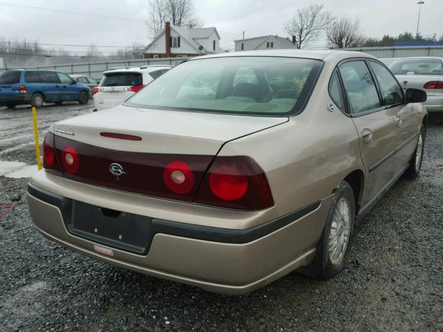2G1WF55E619254323 - 2001 CHEVROLET IMPALA 金色 照片 4