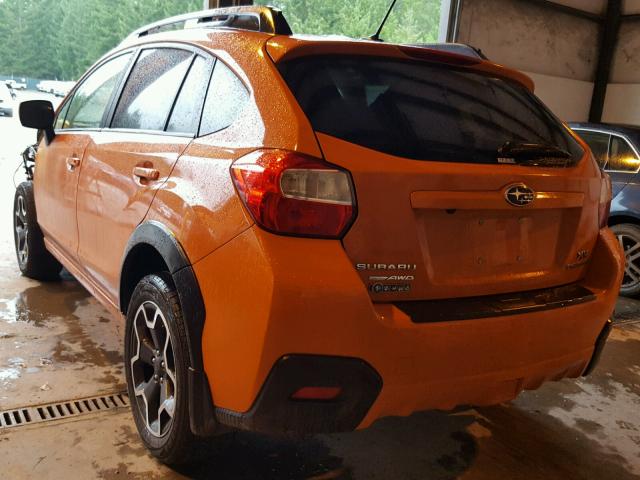 JF2GPAKC1E8342641 - 2014 SUBARU XV CROSSTR ORANGE photo 3