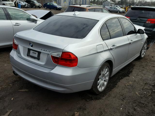 WBAVD33596KV59205 - 2006 BMW 330 XI SILVER photo 4