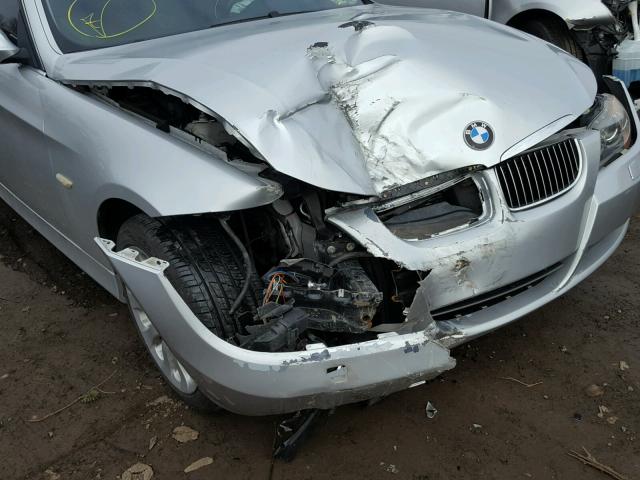 WBAVD33596KV59205 - 2006 BMW 330 XI SILVER photo 9