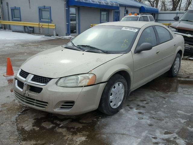 1B3EL46X76N245688 - 2006 DODGE STRATUS SX TAN photo 2