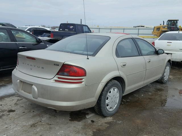 1B3EL46X76N245688 - 2006 DODGE STRATUS SX TAN photo 4