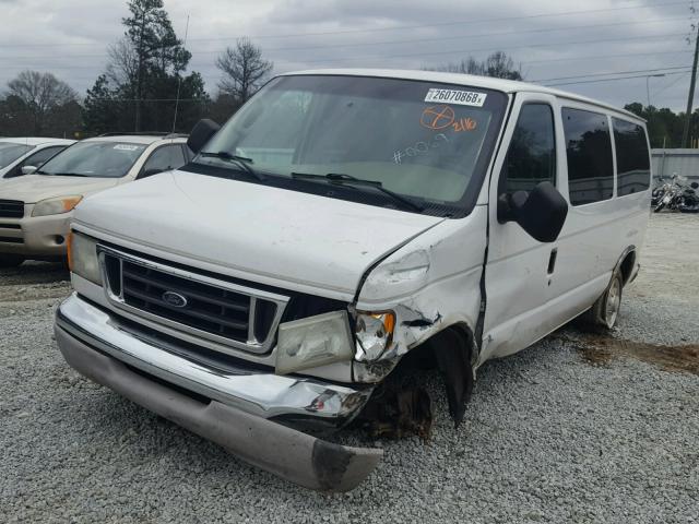 1FBNE31L63HA90069 - 2003 FORD ECONOLINE WHITE photo 2