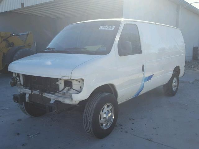 1FTNE24W16HB43776 - 2006 FORD ECONOLINE WHITE photo 2