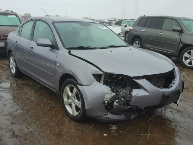 JM1BK32G861511814 - 2006 MAZDA 3 I GRAY photo 1