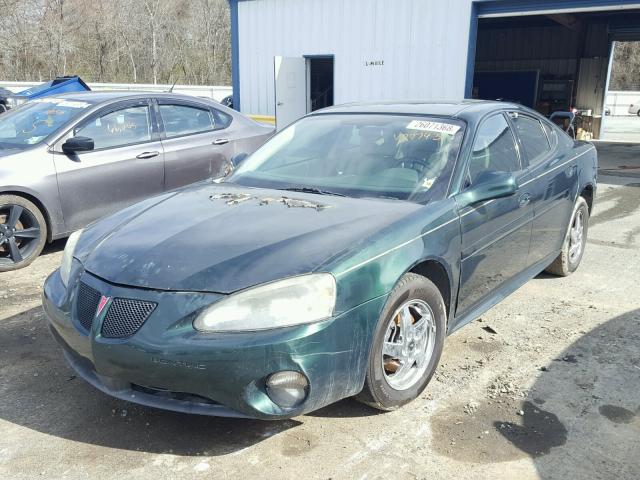 2G2WS522041107743 - 2004 PONTIAC GRAND PRIX GREEN photo 2