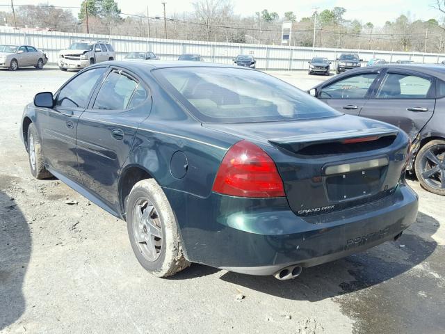 2G2WS522041107743 - 2004 PONTIAC GRAND PRIX GREEN photo 3