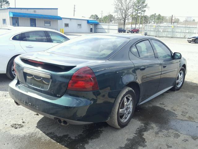 2G2WS522041107743 - 2004 PONTIAC GRAND PRIX GREEN photo 4